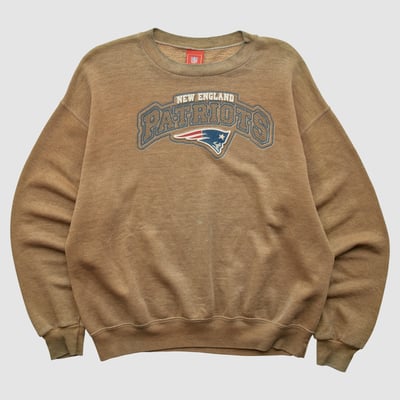 New England Patriots NFL 2000s Pullover Sweatshirt - Clay - M by Fanatics Real Vintage