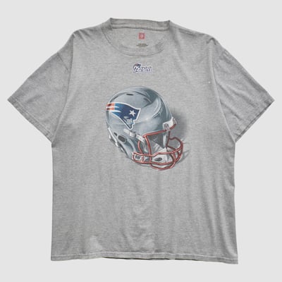 New England Patriots NFL 2000s T-shirt - Heather Gray - L by Fanatics Real Vintage