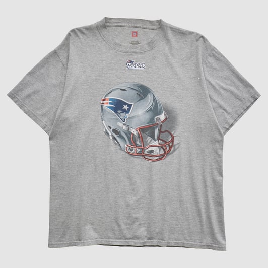 New England Patriots NFL 2000s T-shirt - Heather Gray - L by Fanatics Real Vintage