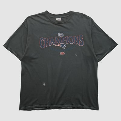New England Patriots NFL 2004 T-shirt - Black - 2XL by Fanatics Real Vintage