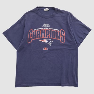 New England Patriots NFL 2004 T-shirt - Navy - L by Fanatics Real Vintage