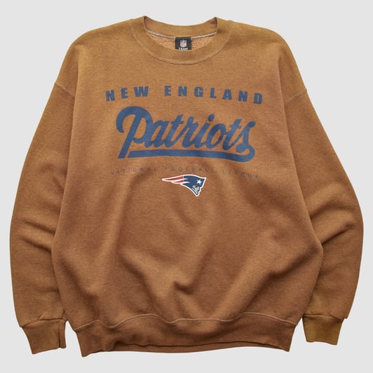 New England Patriots NFL 2010s Pullover Sweatshirt - Clay - L by Fanatics Real Vintage