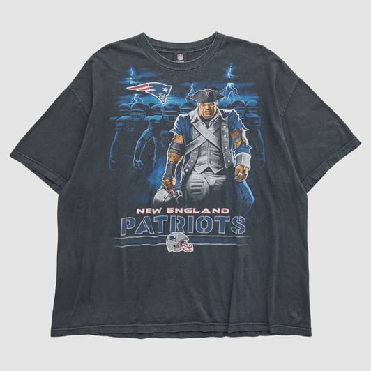 New England Patriots NFL 2010s T-shirt - Black - 3XL by Fanatics Real Vintage