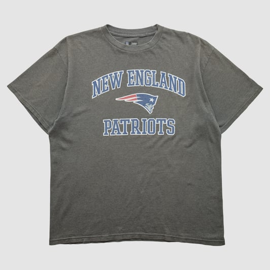 New England Patriots NFL 2010s T-shirt - Dark Heather Gray - XL by Fanatics Real Vintage