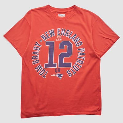 New England Patriots NFL 2010s T-shirt - Red - M by Fanatics Real Vintage