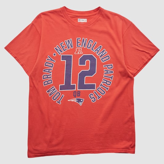New England Patriots NFL 2010s T-shirt - Red - M by Fanatics Real Vintage