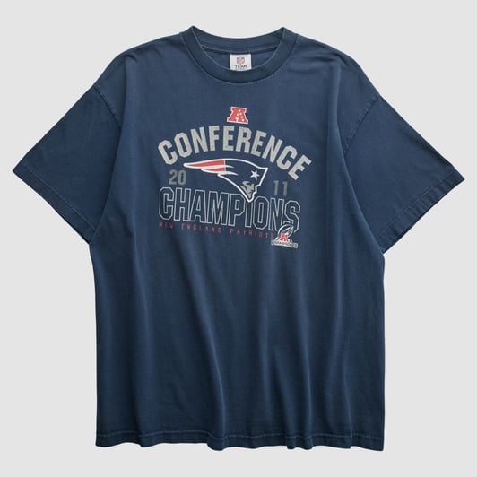 New England Patriots NFL 2011 T-shirt - Navy - L by Fanatics Real Vintage