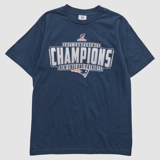 New England Patriots NFL 2011 T-shirt - Navy - S by Fanatics Real Vintage
