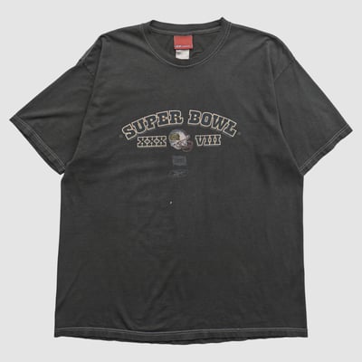 New England Patriots Reebok 2000s T-shirt - Black - XL by Fanatics Real Vintage