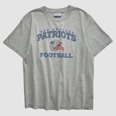 New England Patriots Reebok 2000s T-shirt - Heather Gray - XS by Fanatics Real Vintage
