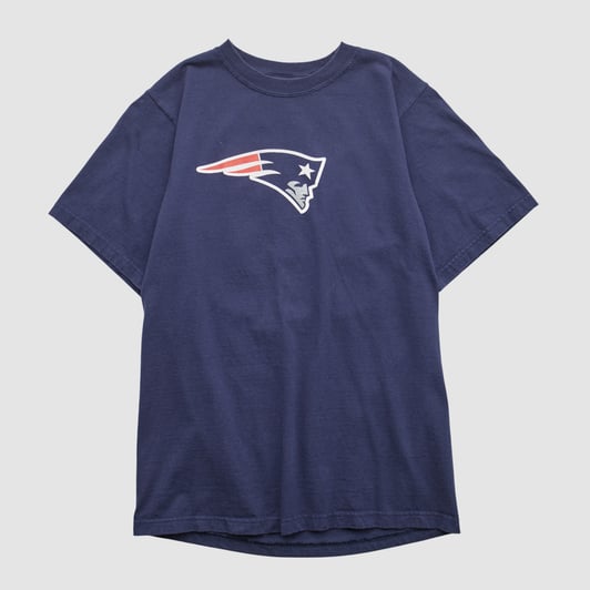 New England Patriots Reebok 2000s T-shirt - Navy - S by Fanatics Real Vintage