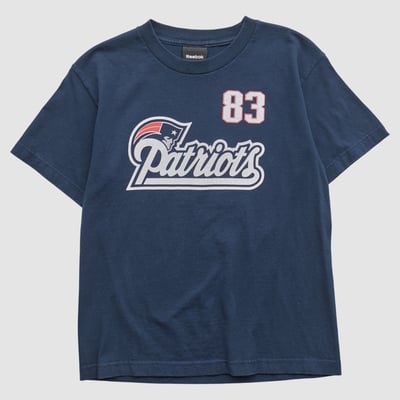 New England Patriots Reebok 2000s T-shirt - Navy - S by Fanatics Real Vintage