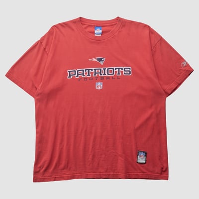 New England Patriots Reebok 2000s T-shirt - Red - 2XL by Fanatics Real Vintage