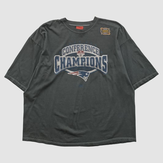 New England Patriots Reebok 2004 T-shirt - Black - 2XL by Fanatics Real Vintage