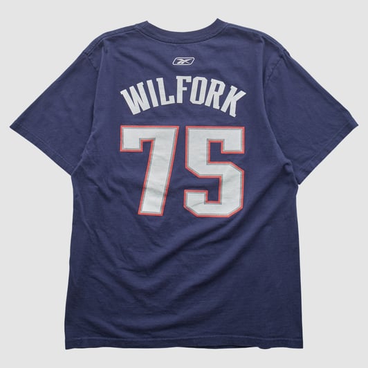 New England Patriots Reebok 2010s T-shirt - Navy - M by Fanatics Real Vintage