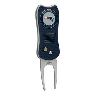 New England Patriots Switchblade Divot Tool With Magnetic Ball Marker