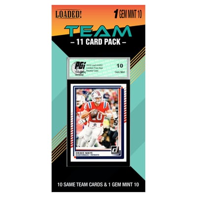 New England Patriots Team Trading Card Pack