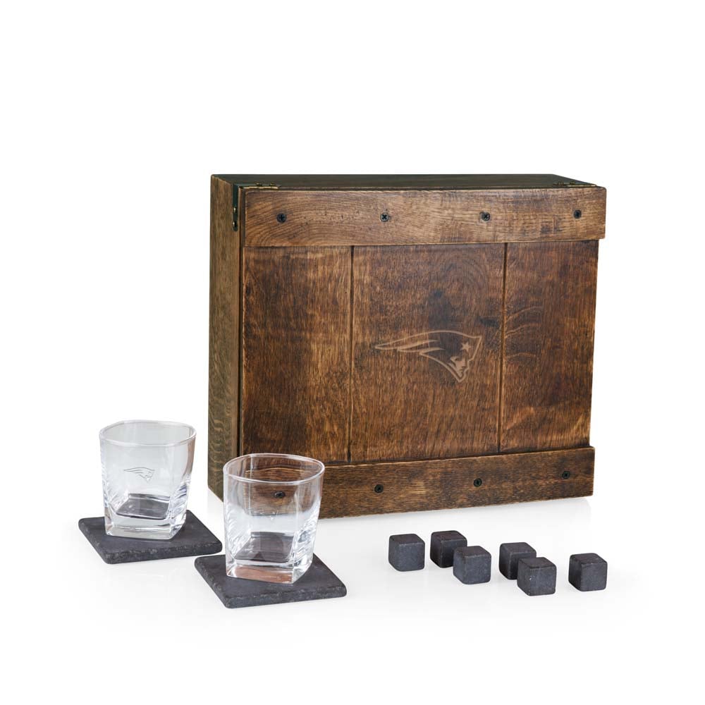 New England Patriots Whiskey Box Gift Set