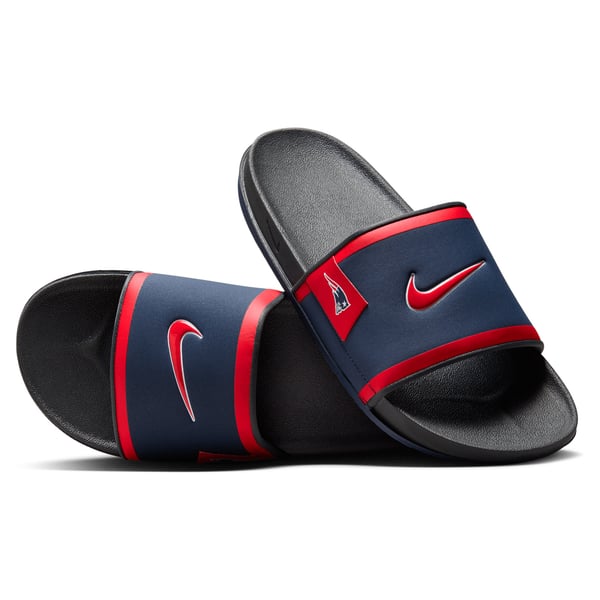 Nike New England Patriots 2024 Off-Court Slide Sandals display picture 1