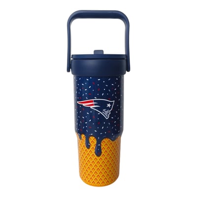 New England Patriots Pegasus 32oz. Ice Cream Logo Cone Stainless Steel ProCarry Tumbler