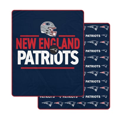 New England Patriots Pegasus Campaign Double-Sided 60" x 70" Ultra Cozy Blanket