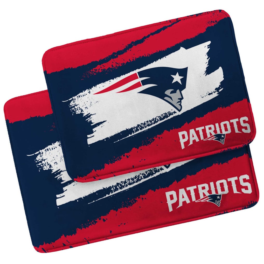 Pegasus New England Patriots Shower Curtain & Bath Mat Set
