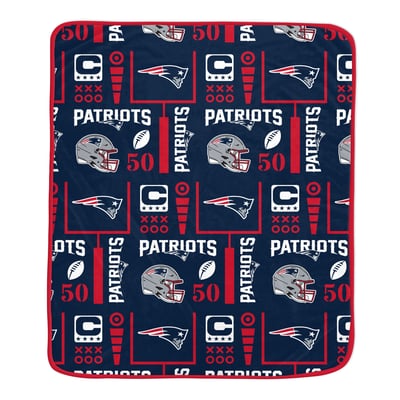 New England Patriots Pegasus Team Spirit 60" x 70" Ultra Soft Blanket