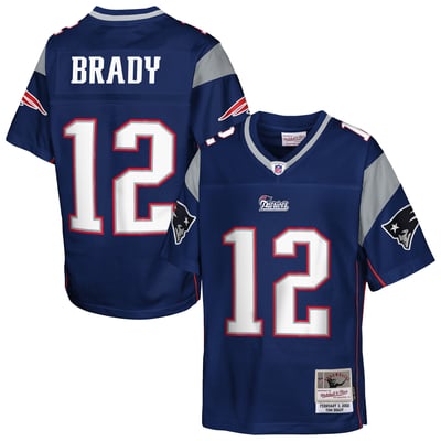 Tom Brady New England Patriots Mitchell & Ness Preschool Legacy Retired Player Jersey - Navy