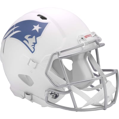  New England Patriots Riddell Rivalries Collection On-Field Alternate Speed Authentic Helmet