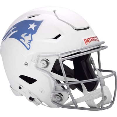  New England Patriots Riddell Rivalries Collection On-Field Alternate Speed Flex Authentic Helmet