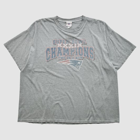 Super Bowl XXXIX NFL 2005 T-shirt - Heather Gray - 3XL by Fanatics Real Vintage