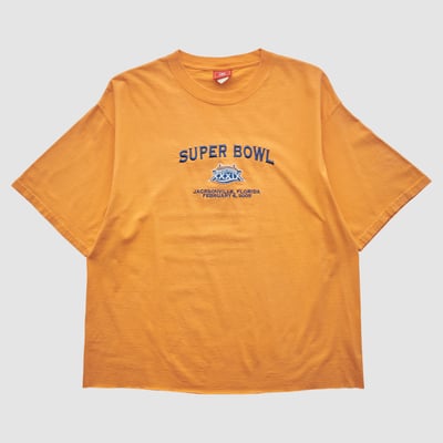 Super Bowl XXXIX NFL 2005 T-shirt - Orange - L by Fanatics Real Vintage