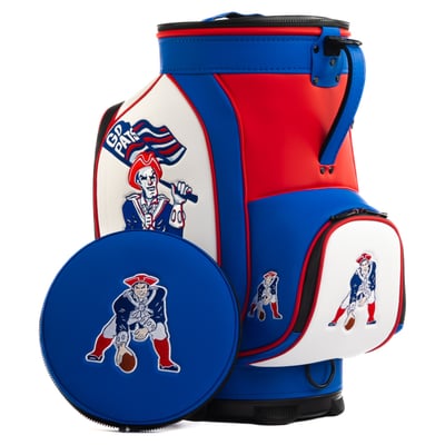New England Patriots SWAG Golf Den Caddy Cooler
