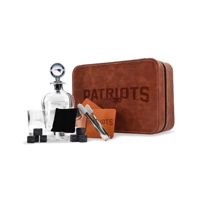 New England Patriots The Memory Company Decanter Set