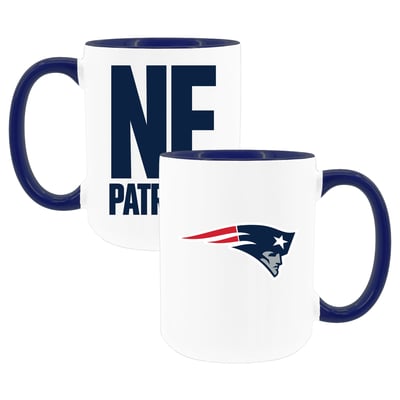 New England Patriots The Memory Company Two-Piece 15oz. Coffee Mug Set
