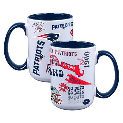 New England Patriots The Memory Company Two-Piece 15oz. Loco Coffee Mug Set