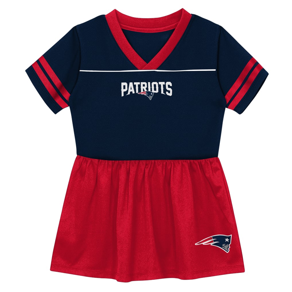 new england patriots jersey dress Toddler Outerstuff Navy Stadium Lights V-Neck Fashion Football Abella