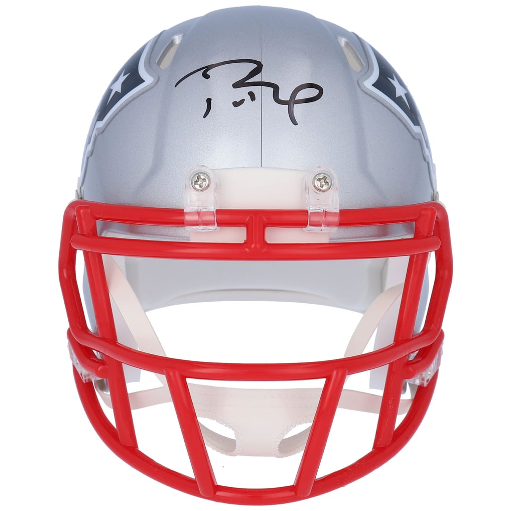 Tom Brady New England Patriots Autographed Riddell Speed Mini Helmet