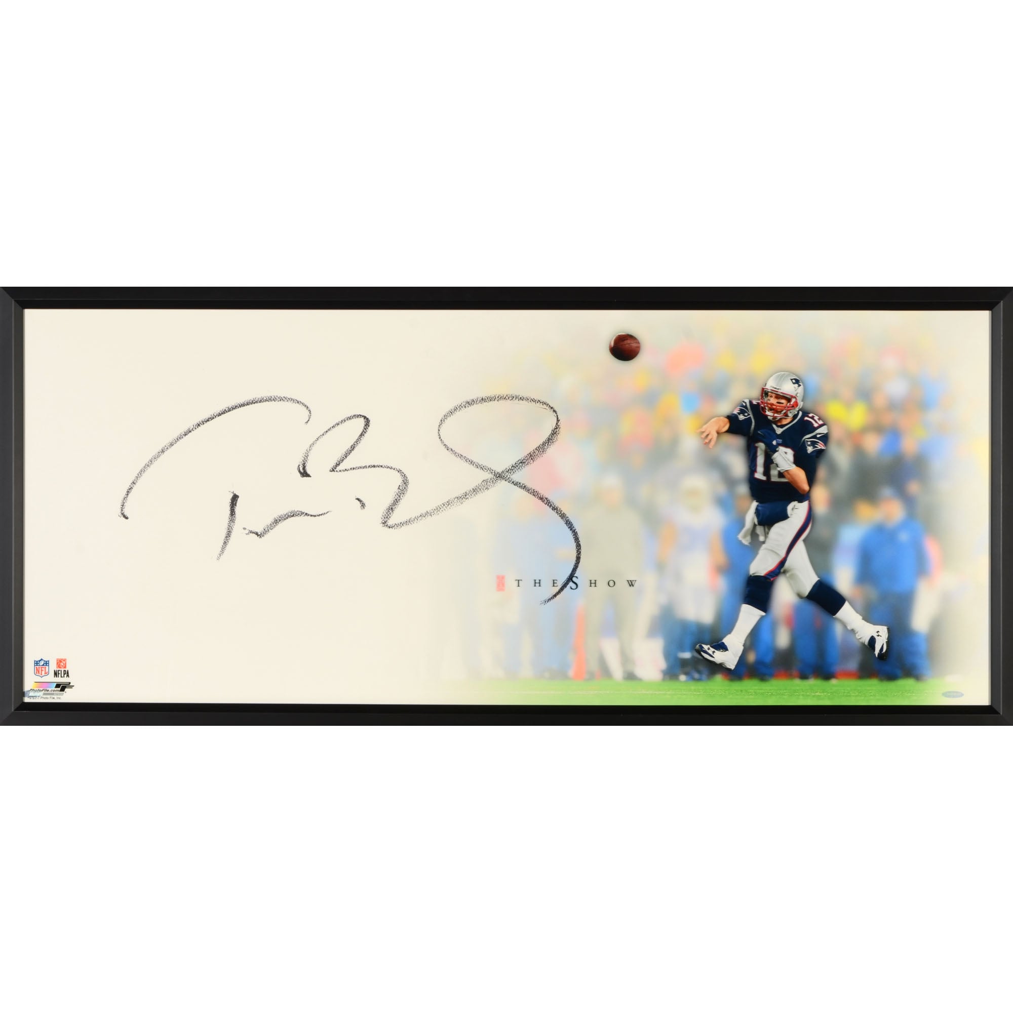Tom Brady New England Patriots Framed Autographed 46