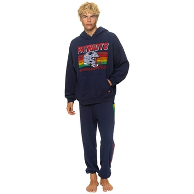 New England Patriots Aviator Nation Unisex Tri-Blend Sweatpants - Navy