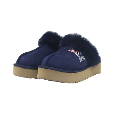  New England Patriots FABGATING by Cuce Unisex Team Color Slipper Boots - Navy