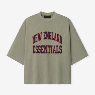 New England Patriots Fear of God x NFL Unisex Merch T-Shirt - Heather Gray
