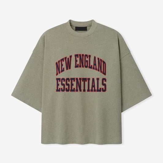 New England Patriots Fear of God x NFL Unisex Merch T-Shirt - Heather Gray
