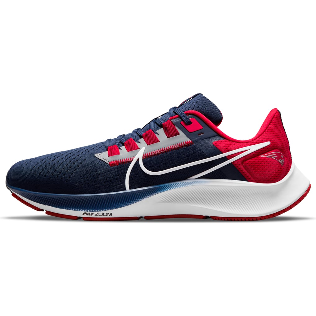 Unisex Nike Navy New England Patriots Zoom Pegasus 38  display picture 1