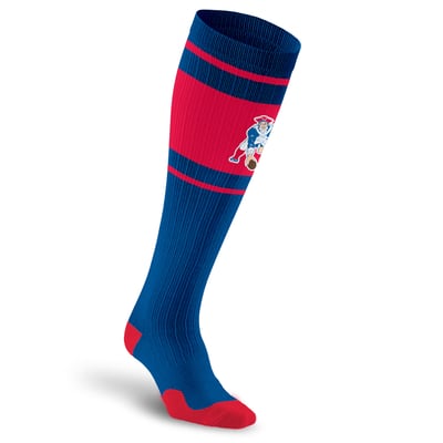 New England Patriots PRO Compression Unisex  Throwback Over-the-Calf Compression Socks