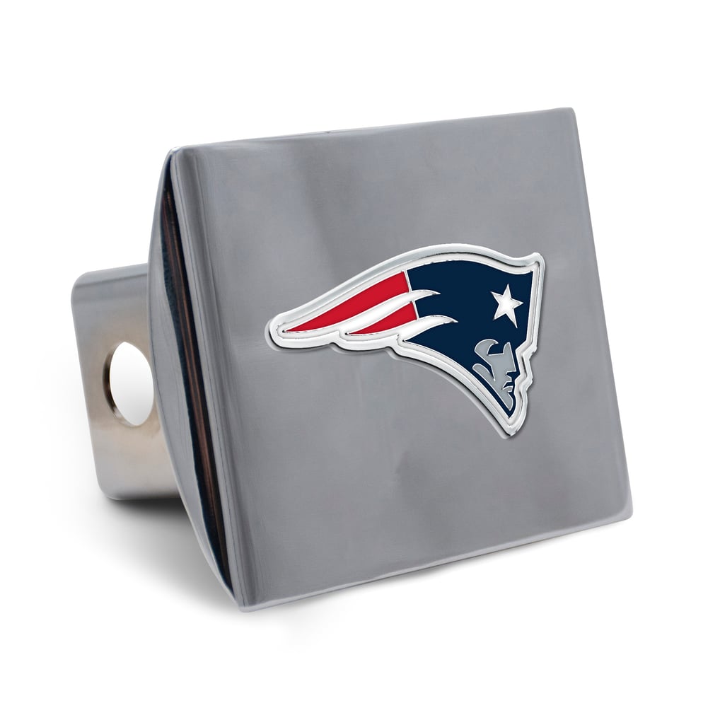 FANMATS New England Patriots 3D Metal Hitch Cover - Black, Fits 2" Square Hitches