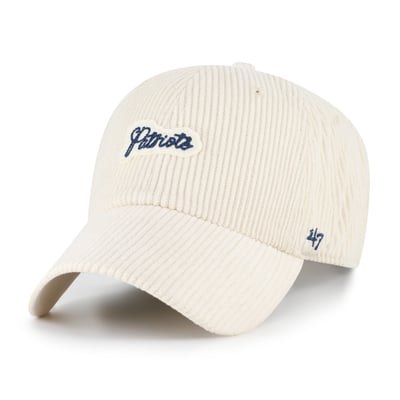 New England Patriots '47 Women's Rope Script Clean Up Adjustable Hat - Natural