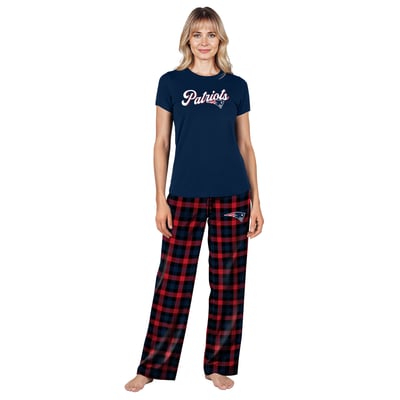  New England Patriots Concepts Sport Women's Highland Sleep Set - Navy