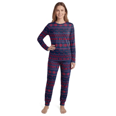 New England Patriots Concepts Sport Women's Jubilee Sleep Set - Navy