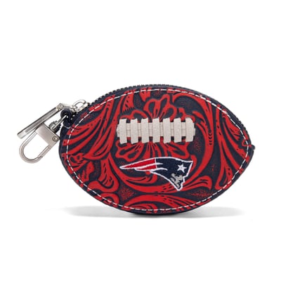New England Patriots Montana West Women's Football Bag Charm